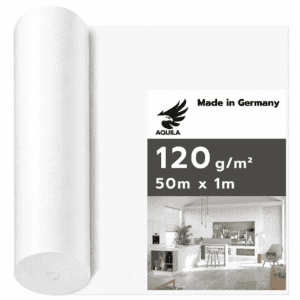 Selbsthaftendes Abdeckvlies weiss 120g/m² kaufen bei AQUILA. 50m Rolle