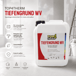 TOP4THERM Tiefengrund WV zur Untergrundvorbereitung vor Streichen und Tapezieren