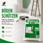 Leichte HDPE Abdeckplane zum Schutz großer Bodenflächen bei Malerarbeiten