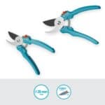 GARDENA Gartenschere EasyCut, Bypass-Schnitt, Gartenschere, 20 mm Schneiddurchmesser mit ergonomischem Griff für komfortables Arbeiten im Garten