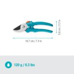 GARDENA Gartenschere EasyCut, Bypass-Schnitt, Gartenschere, 20 mm Schneiddurchmesser zum Schneiden von frischem Holz, Pflanzen und Sträuchern